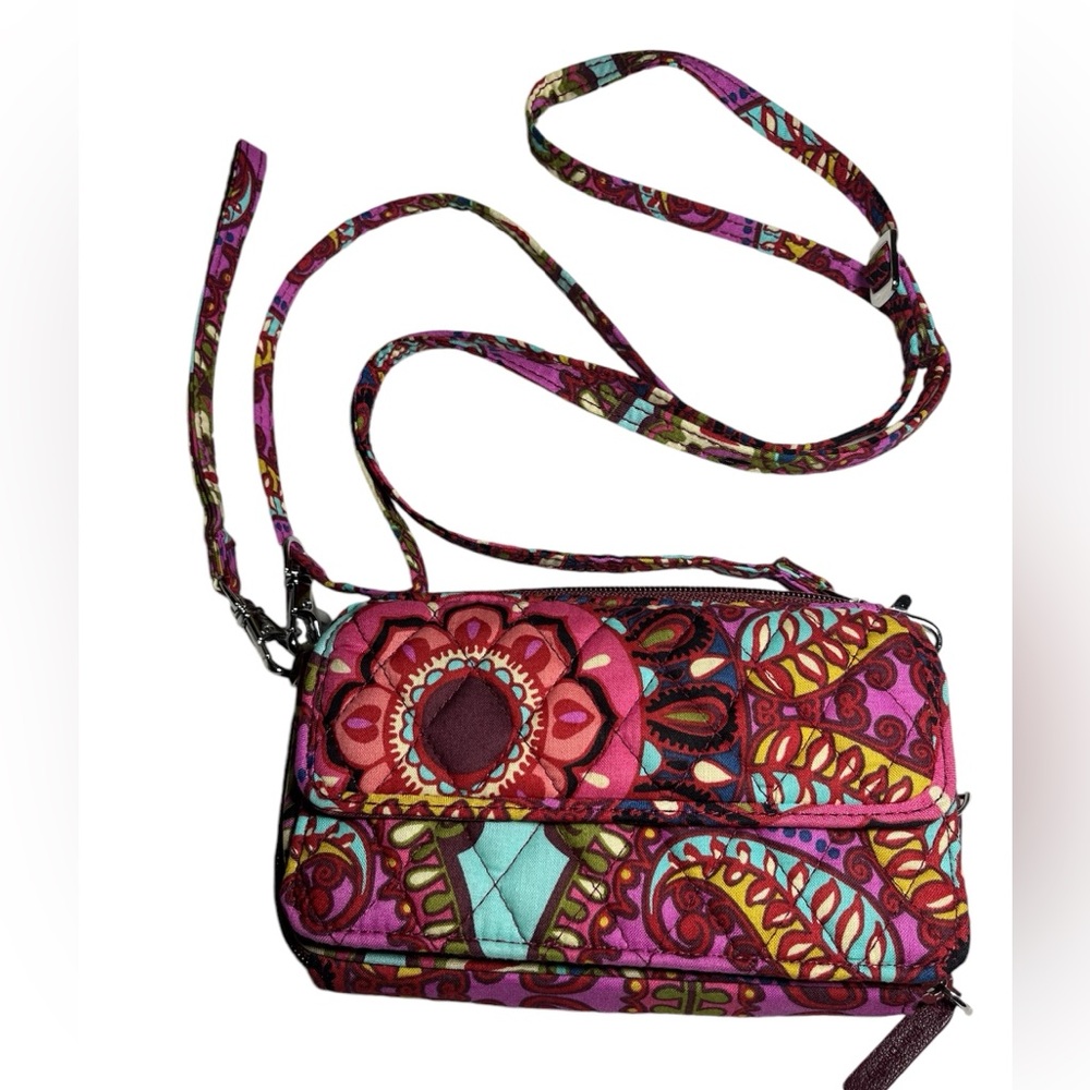 Vera Bradley Floral Mini Crossbody Wallet bag